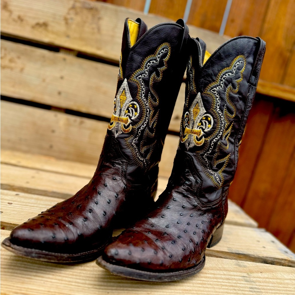 Ostrich Boots